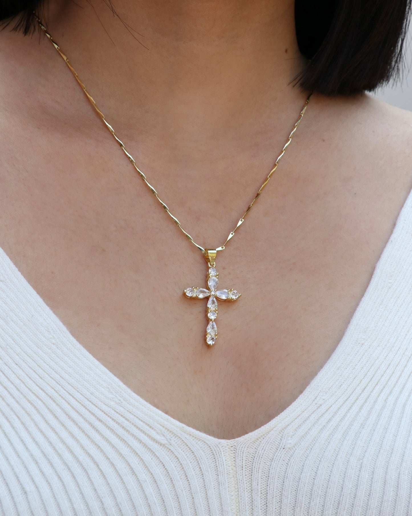 Saviour Cross Necklace