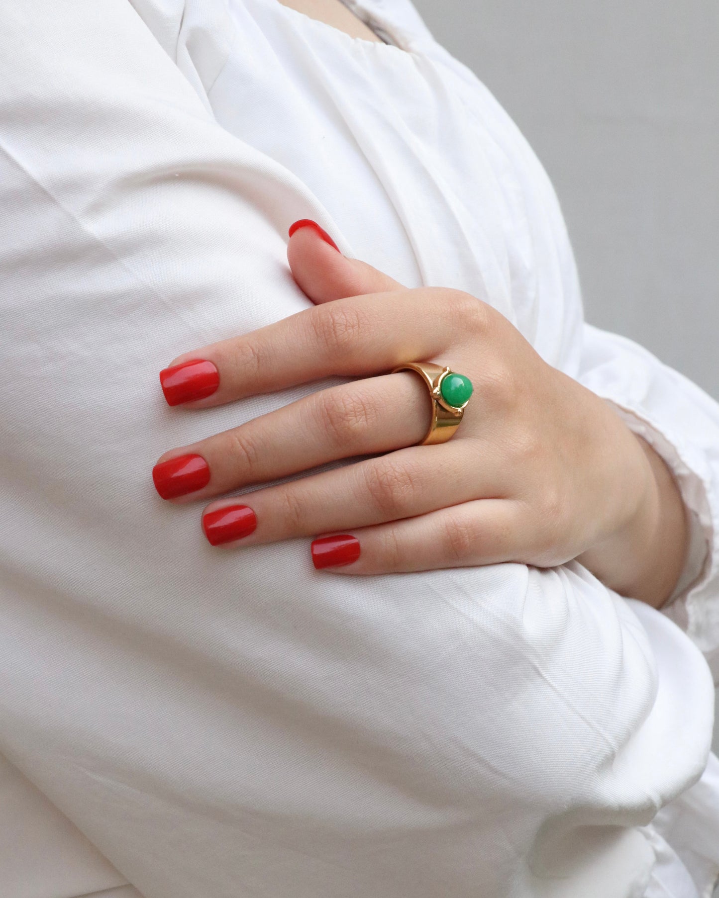 Natural Aventurine Stone Ring