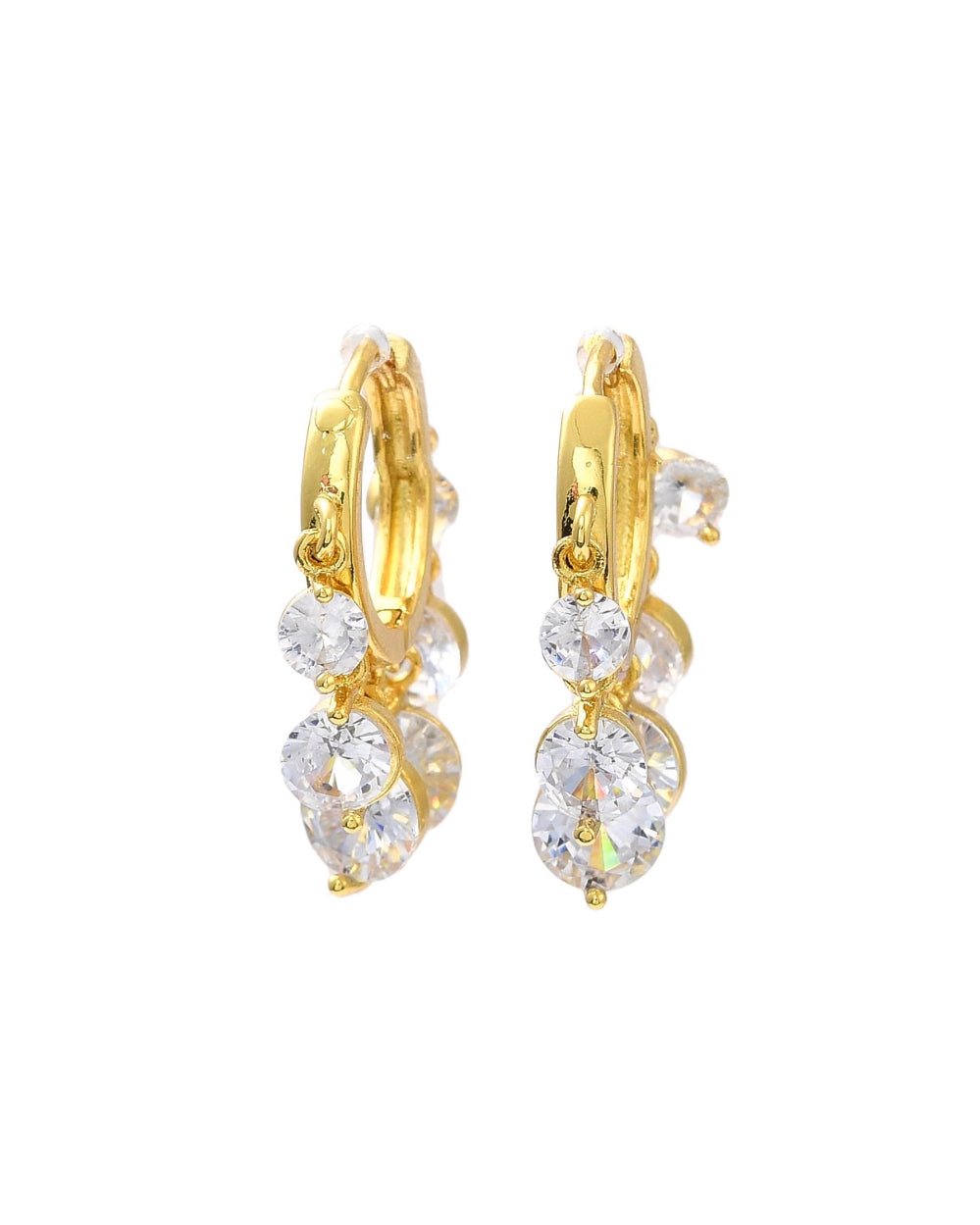Opulence Crystal Hoops