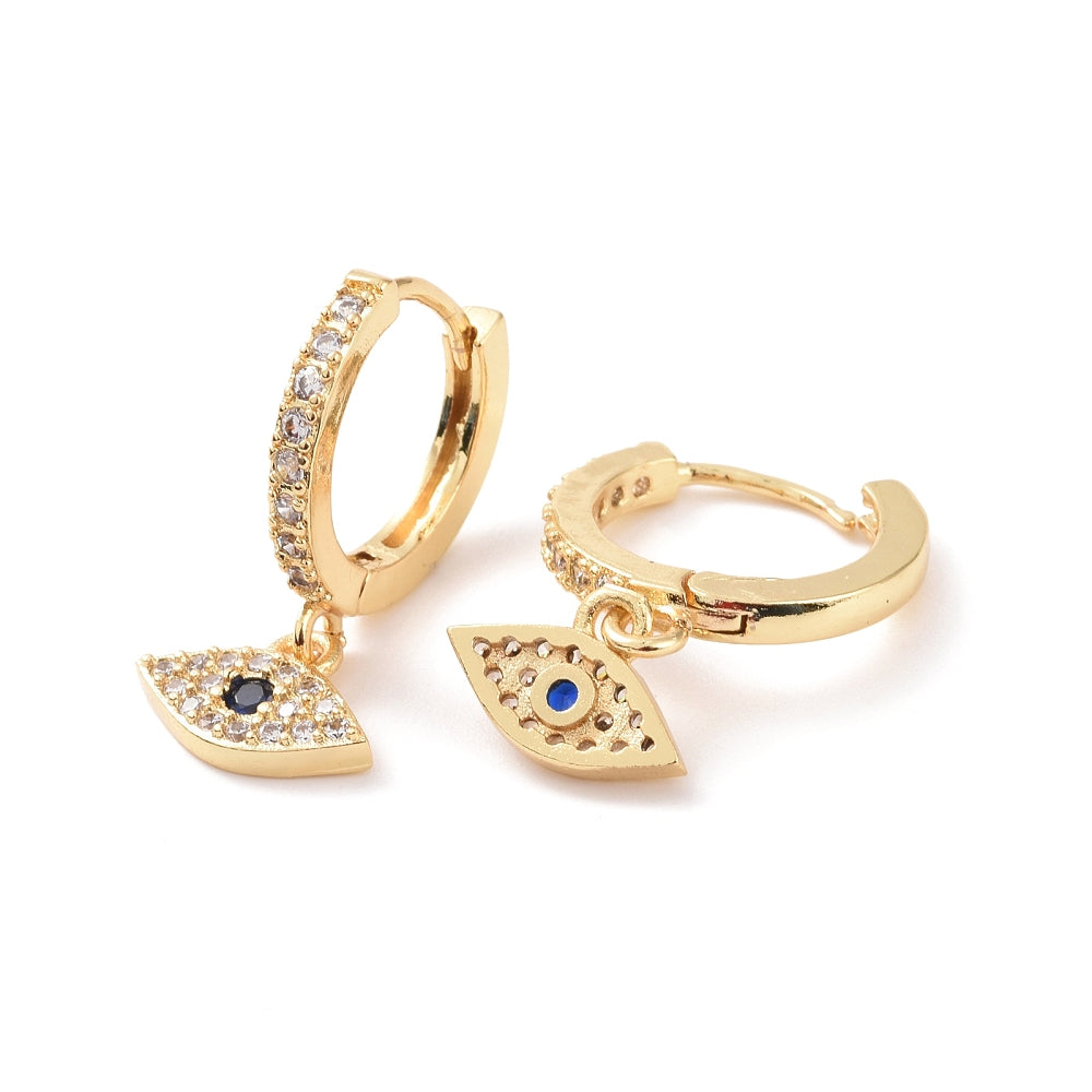Evil Eye Hoops
