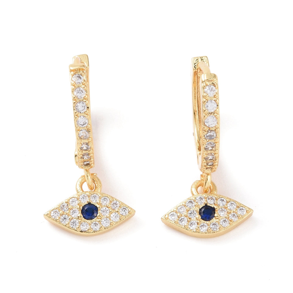 Evil Eye Hoops