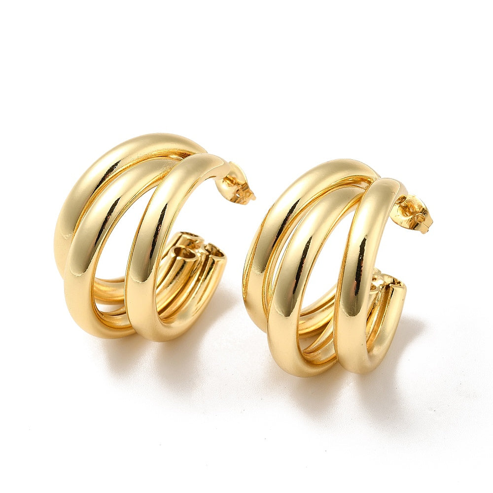 Tri-Hoop Earrings