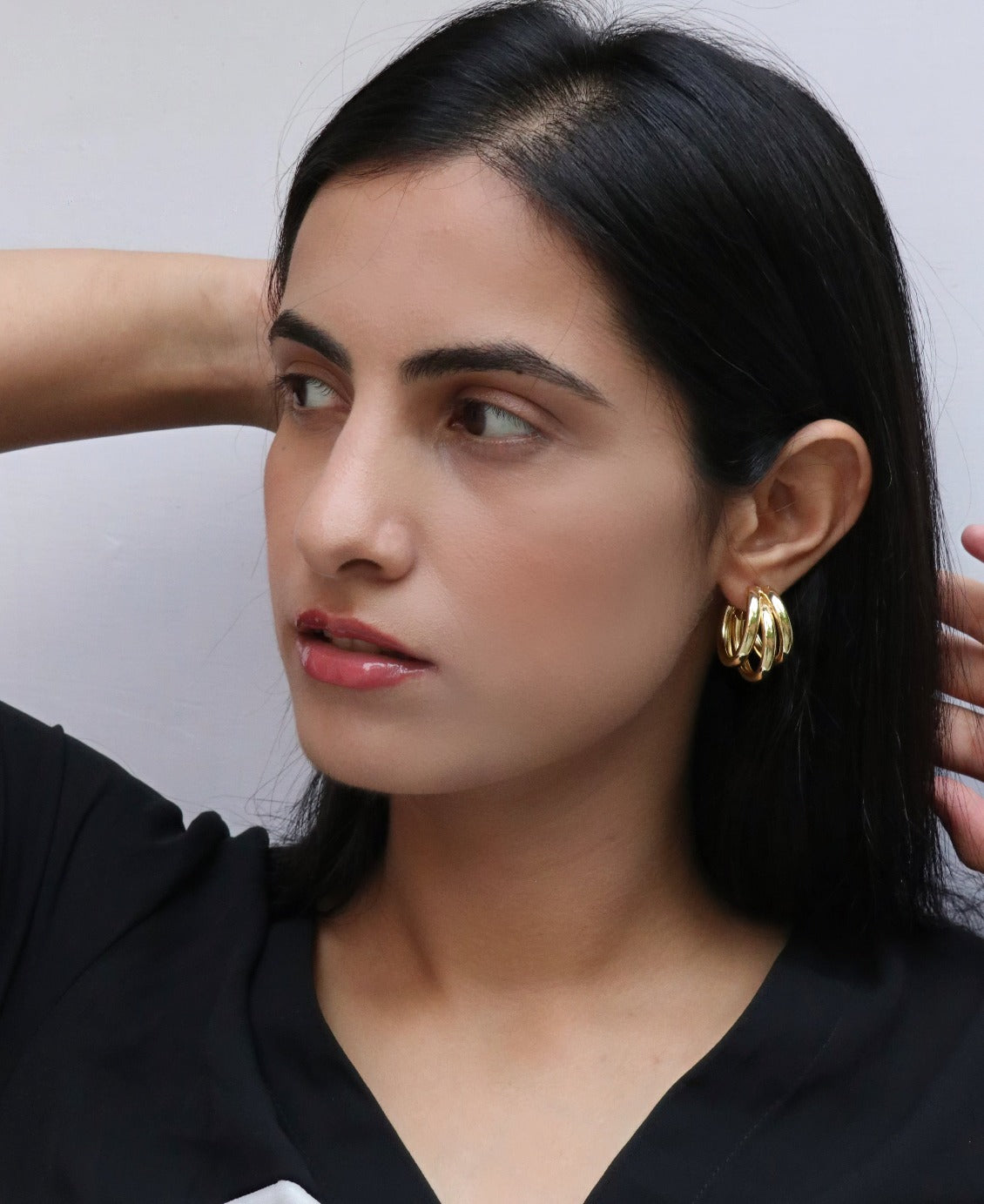 Tri-Hoop Earrings