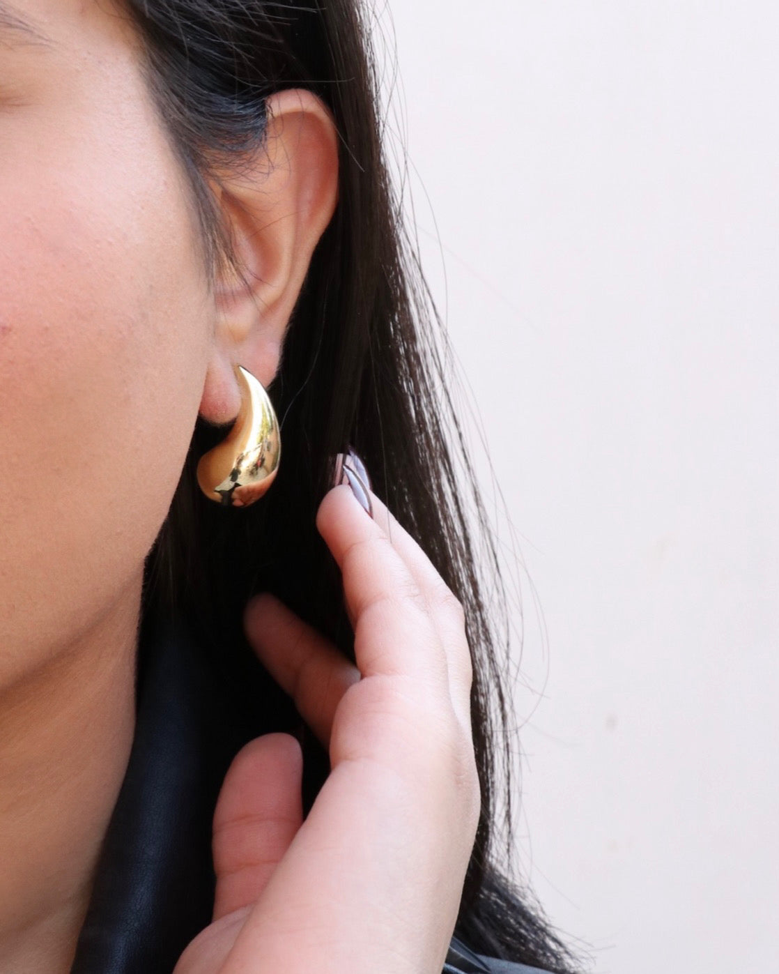 Open Teardrop Earrings