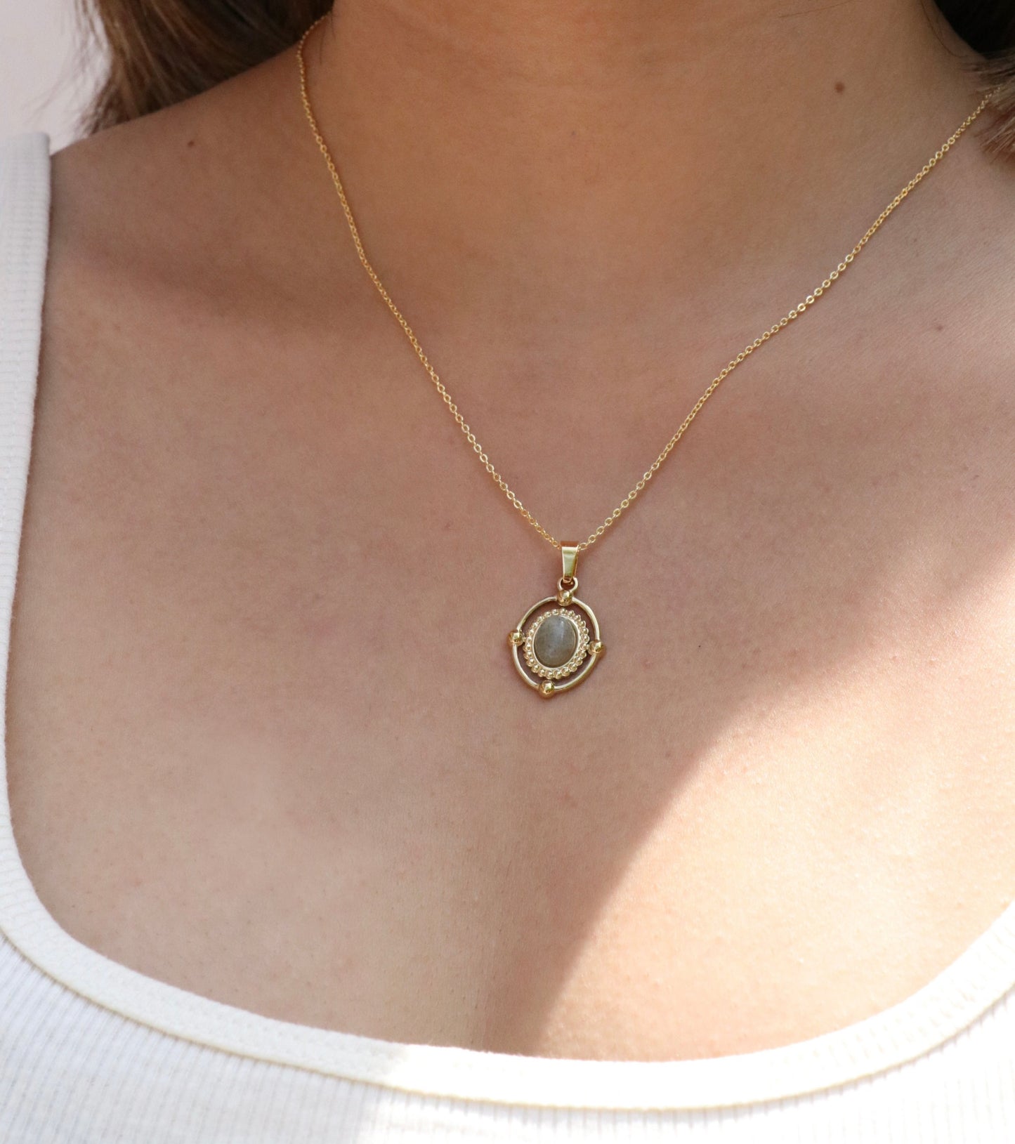 Labradorite Goddess Necklace