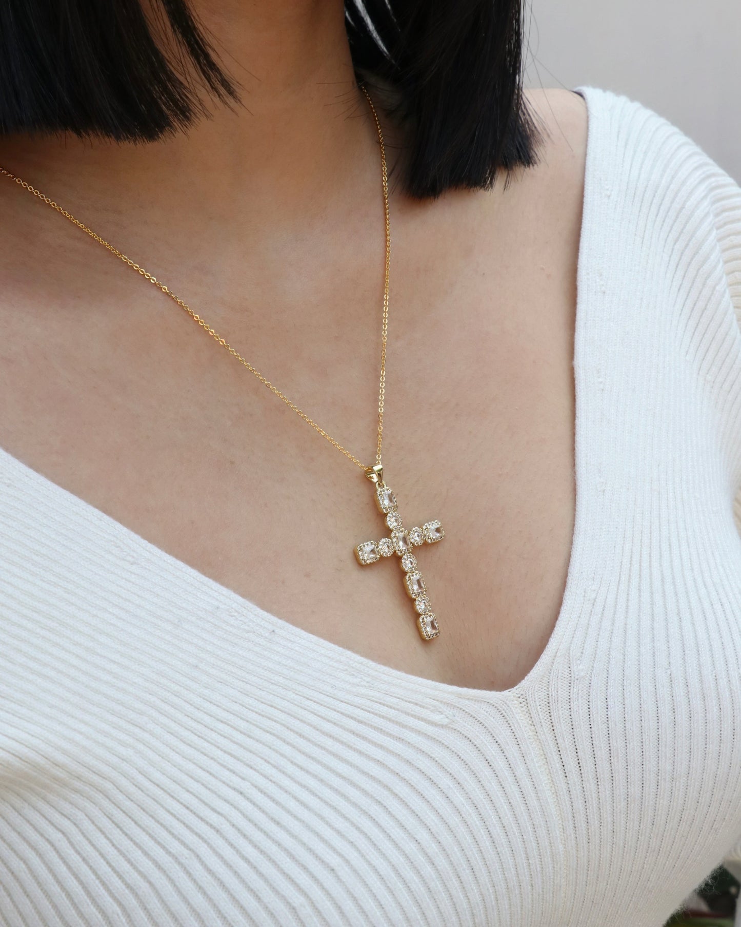 Ethereal Cross Necklace