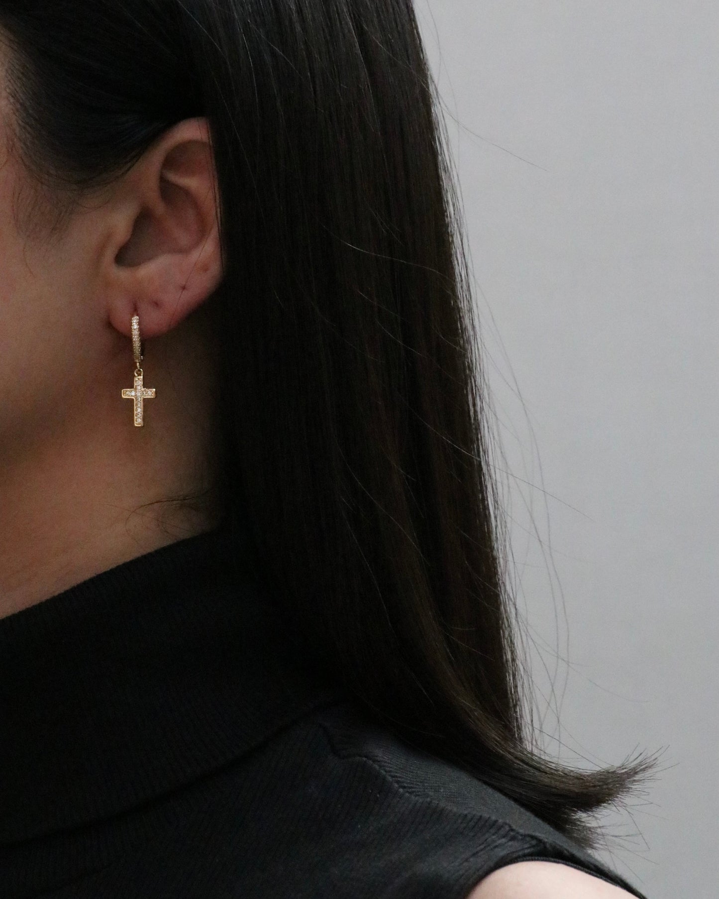 Faith Cross Earrings