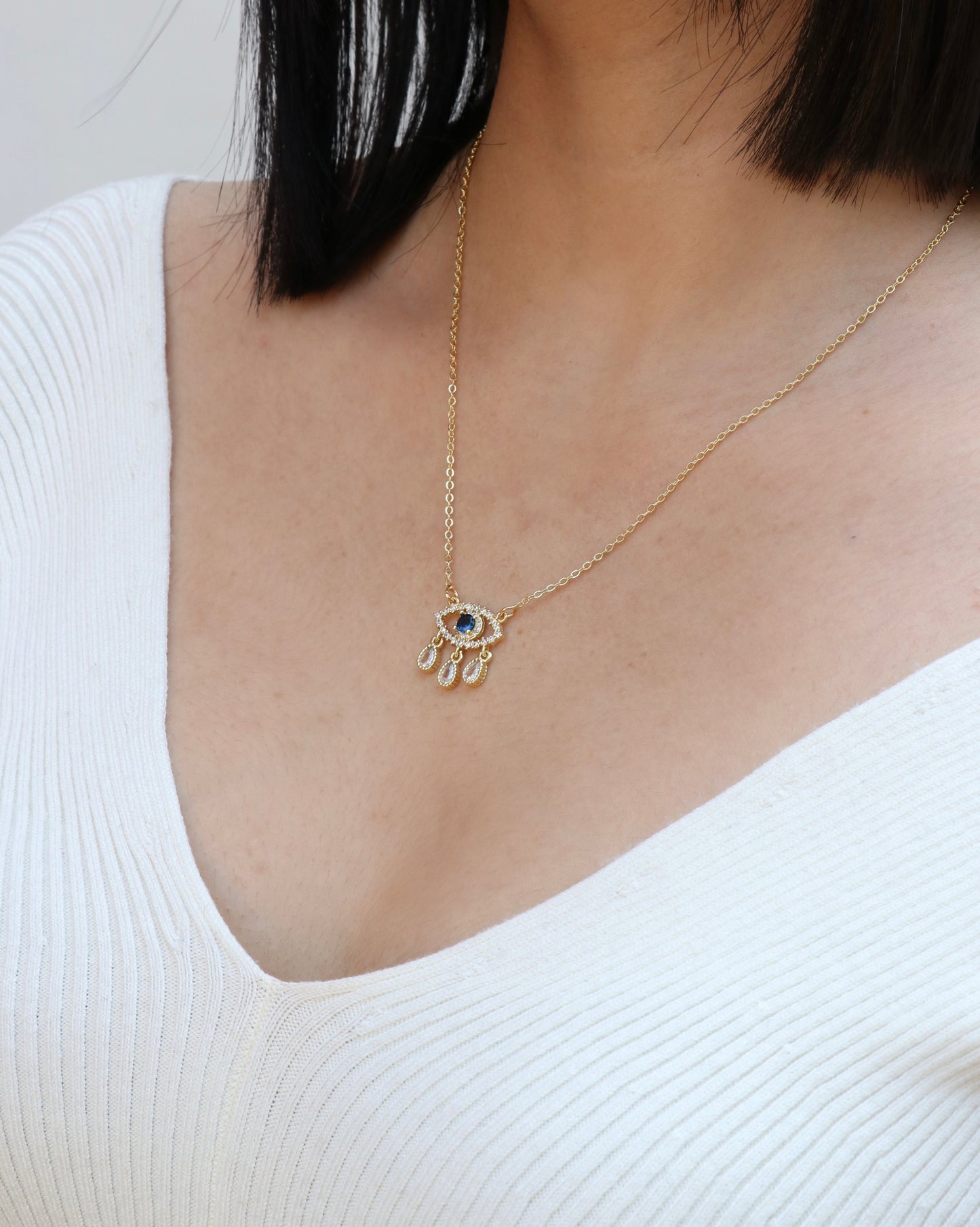 Guardian Tears Evil Eye Necklace