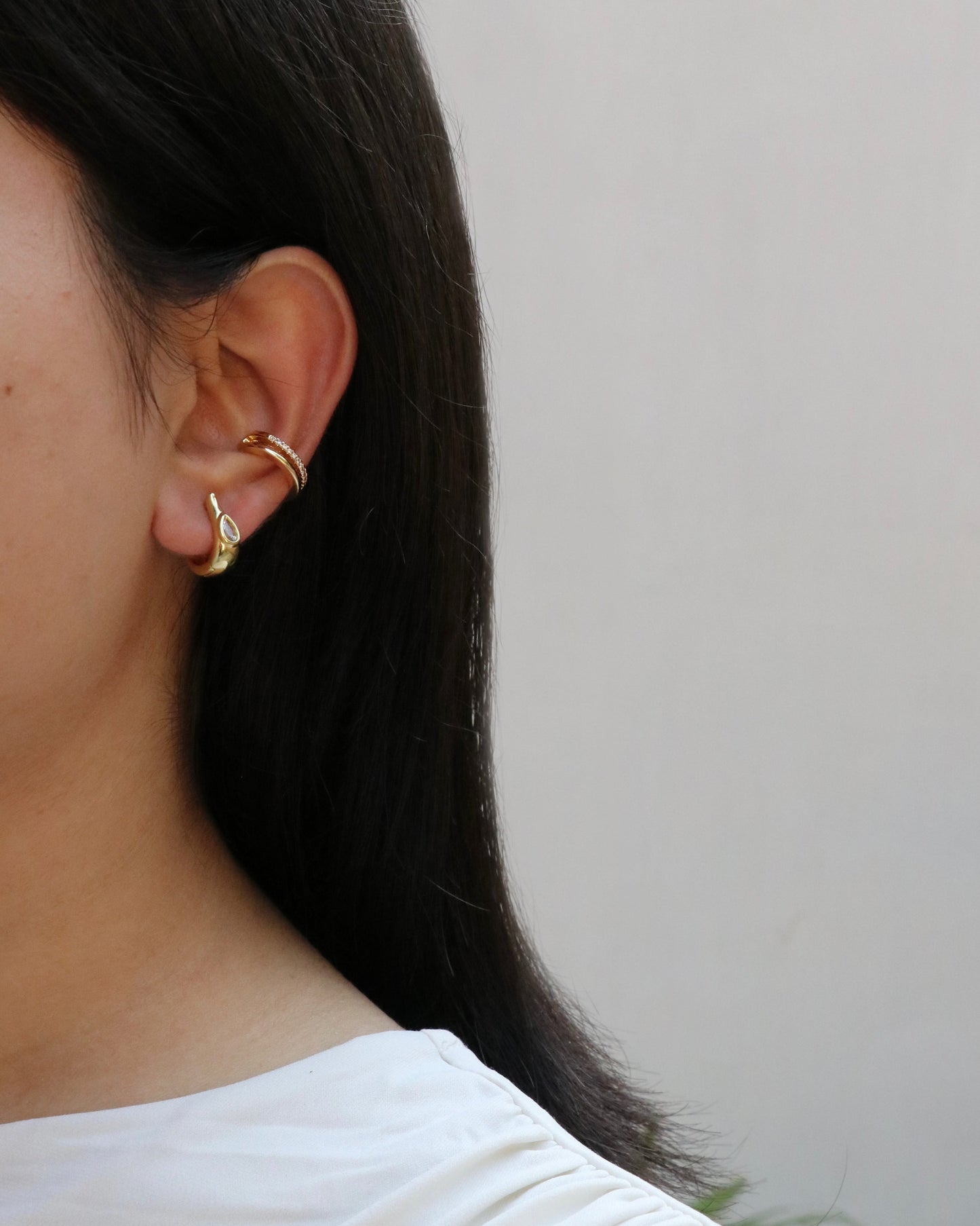Tiny Tulip Hoops