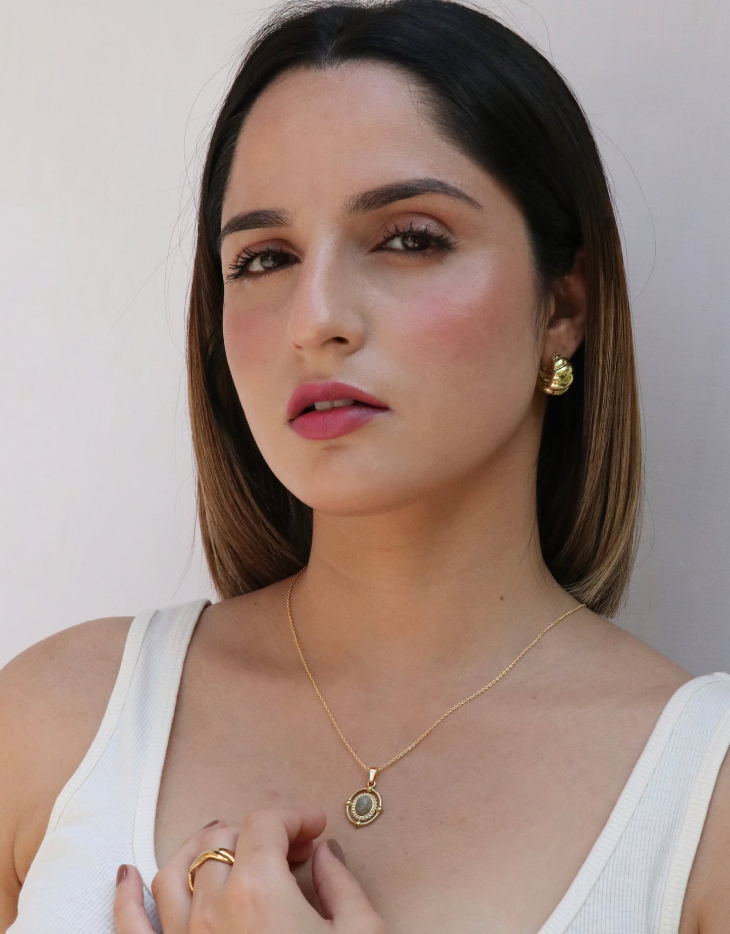 Labradorite Goddess Necklace