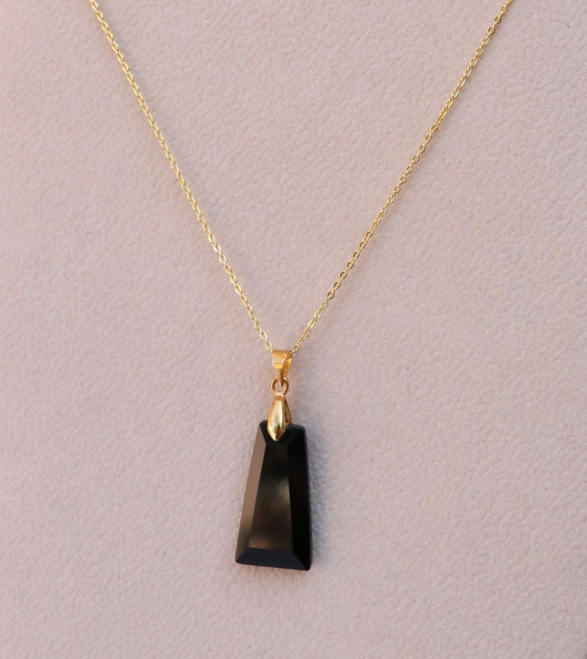 Obsidian Stone Necklace