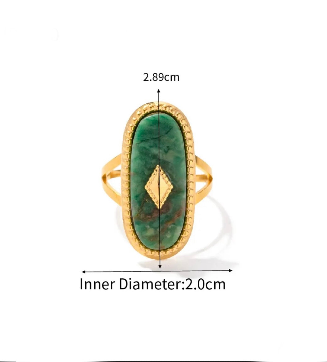 African Jade Ring