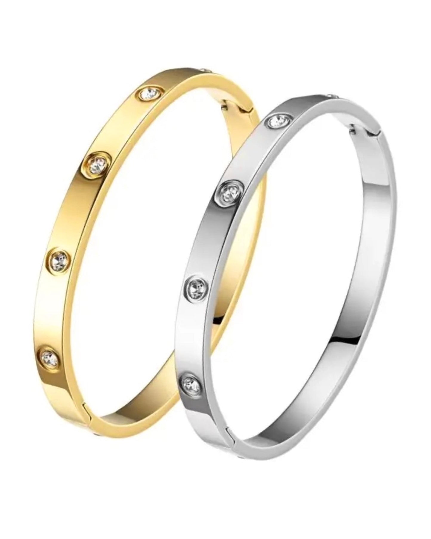 Hinged Full Moon Bracelet