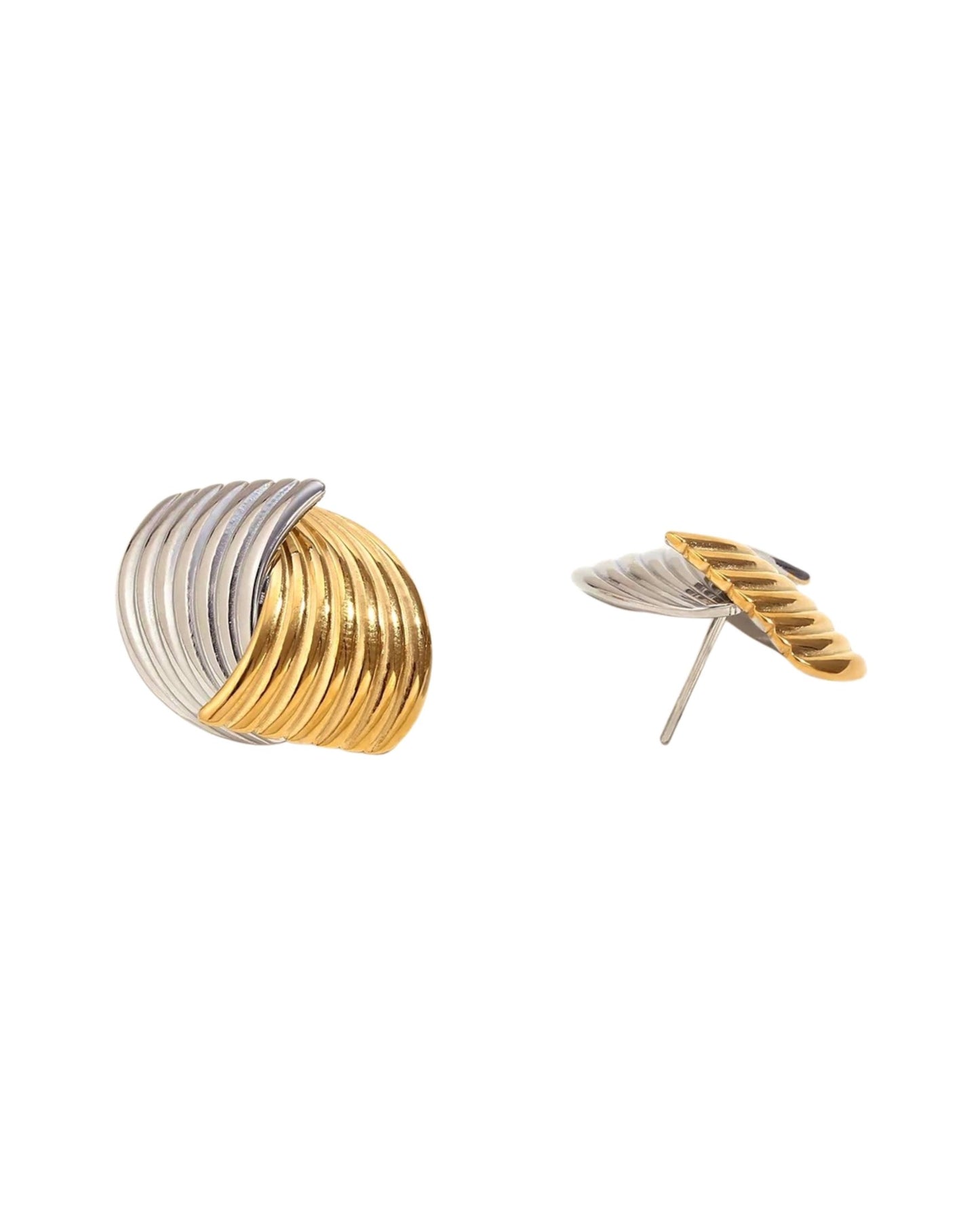 Fusion Earrings (Dual Tone)