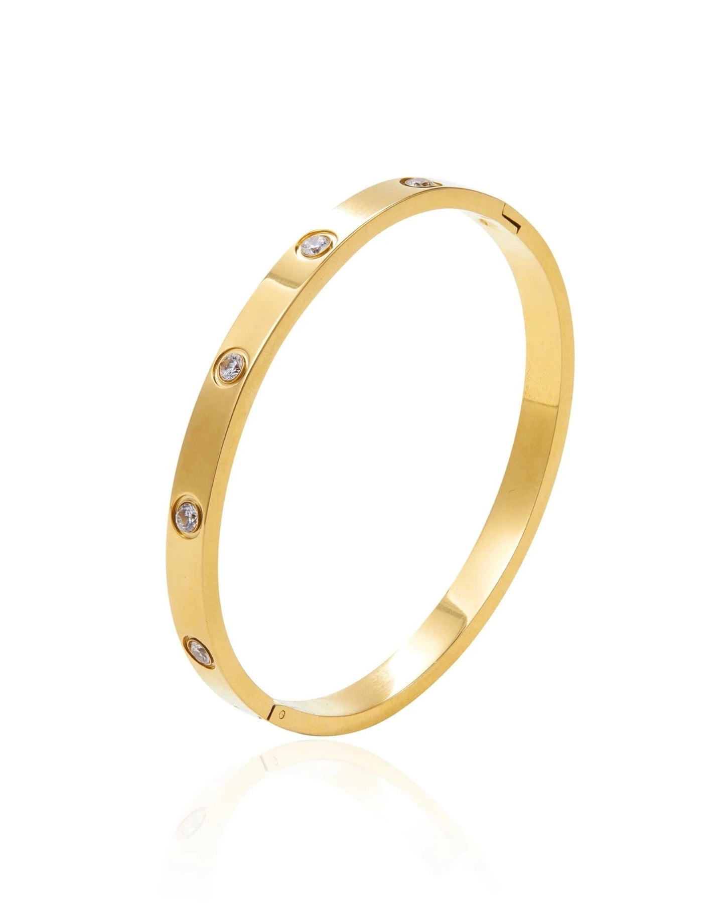 Hinged Full Moon Bracelet