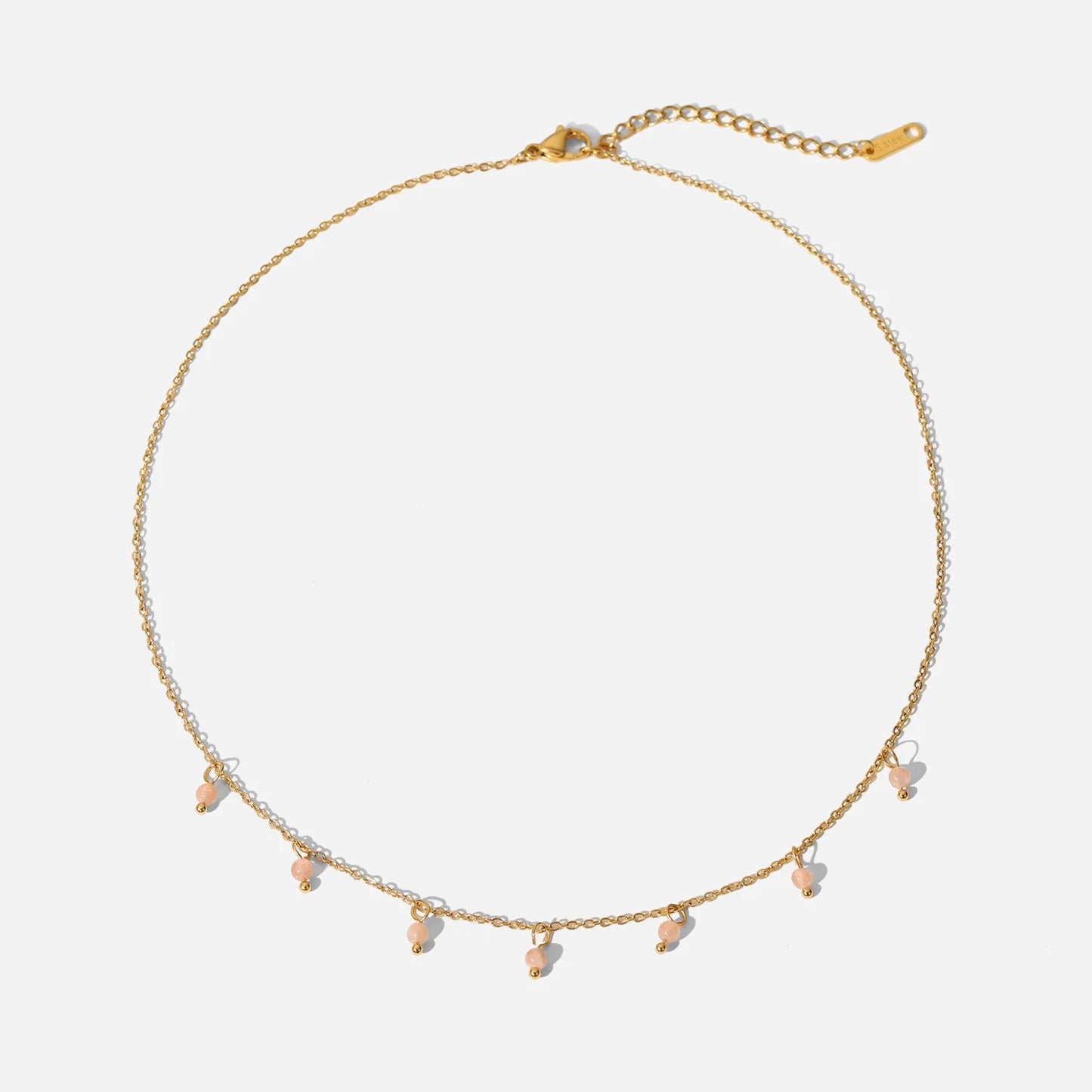 Pink Tassels Necklace