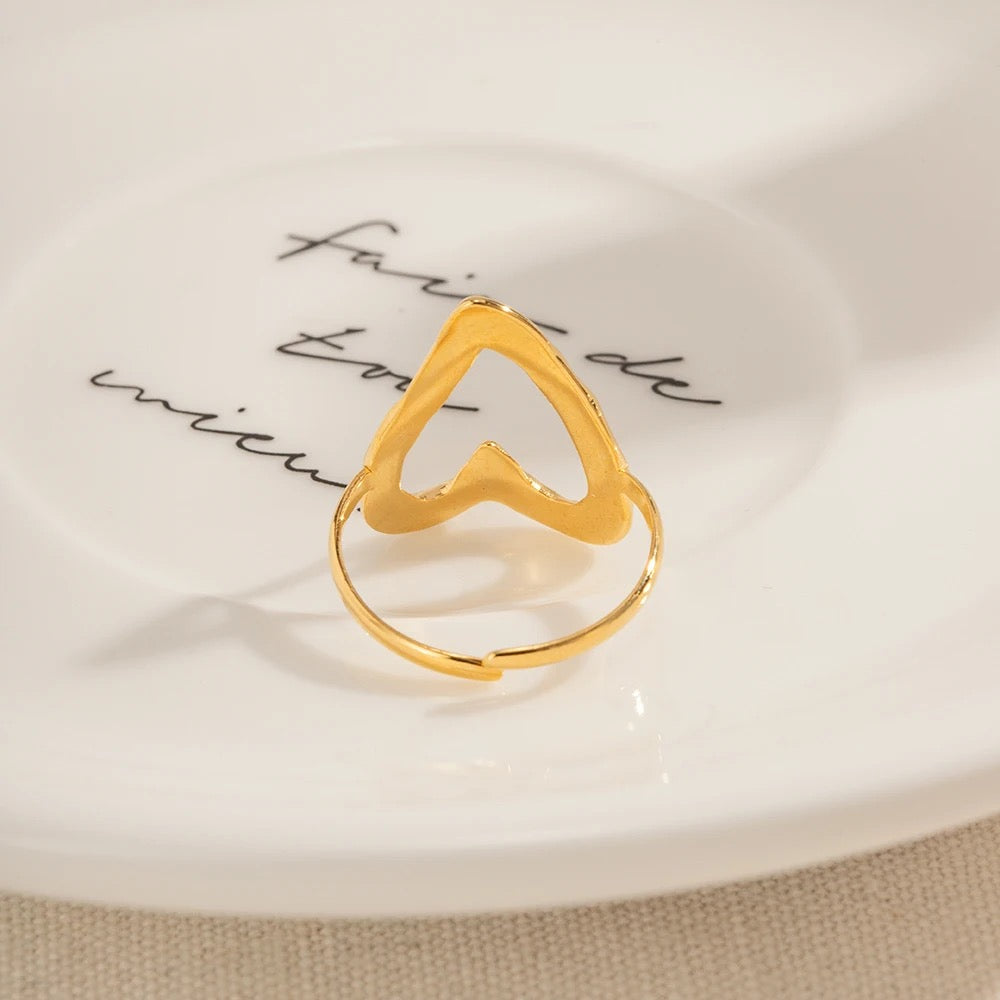 Heart Of Gold Ring