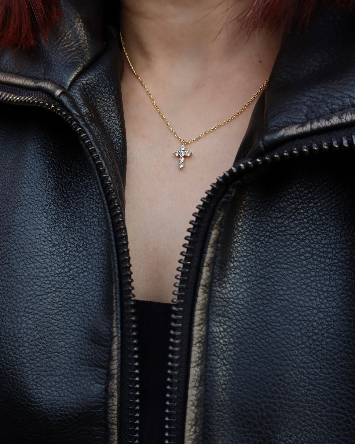 Mini Faith Cross Necklace