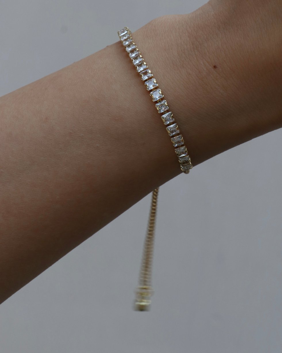 Tennis Slider Bracelet