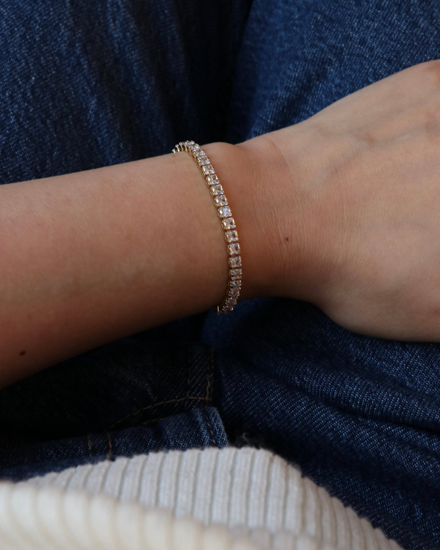 Tennis Slider Bracelet