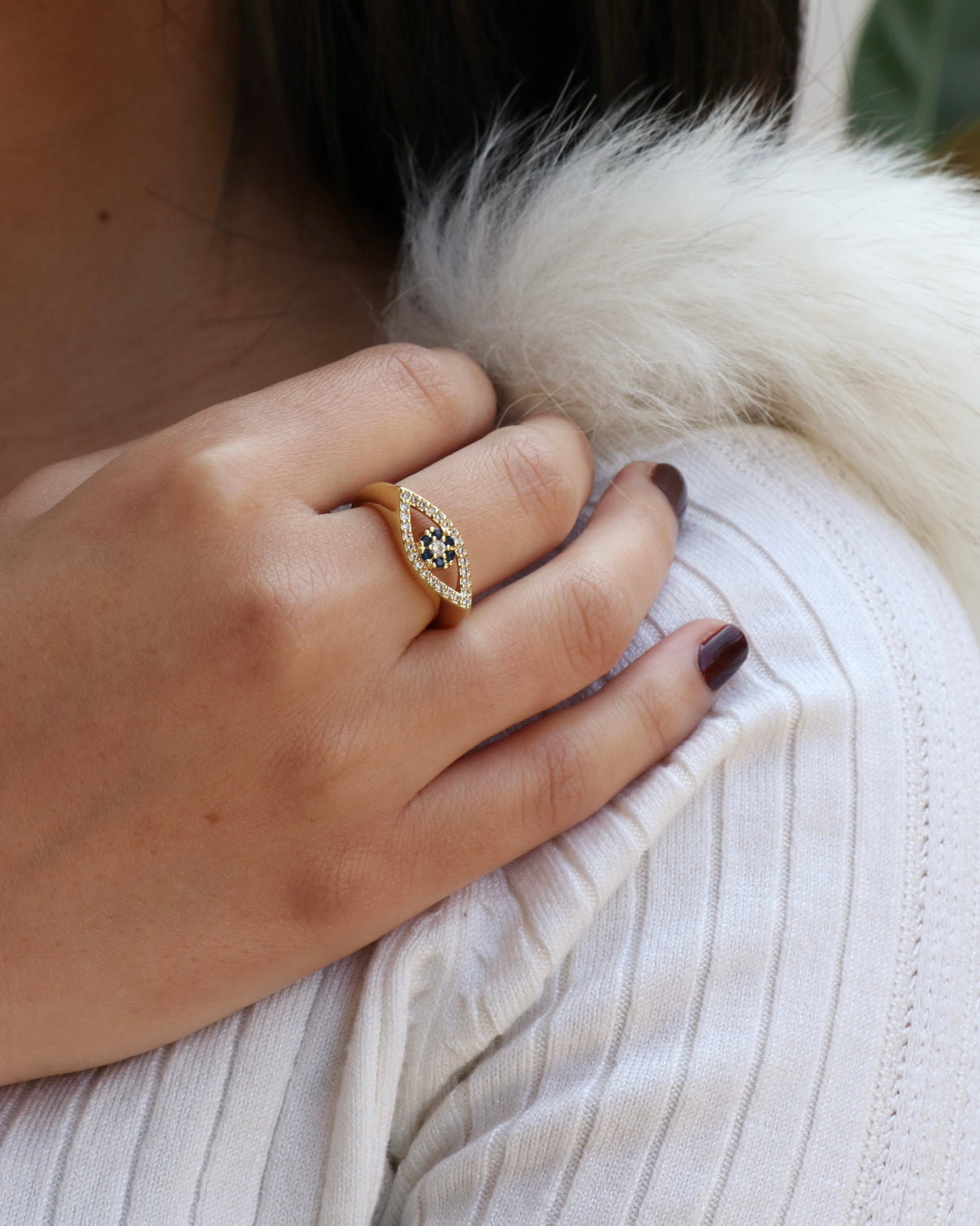 Noor Evil Eye Ring