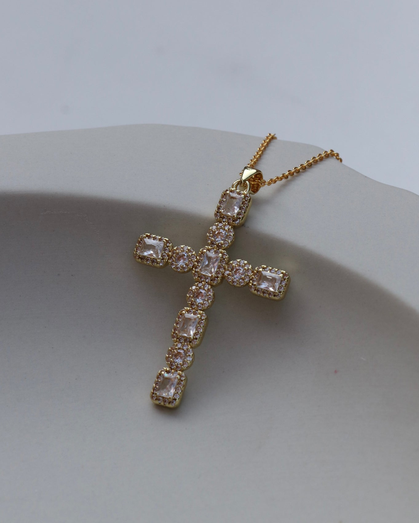 Ethereal Cross Necklace