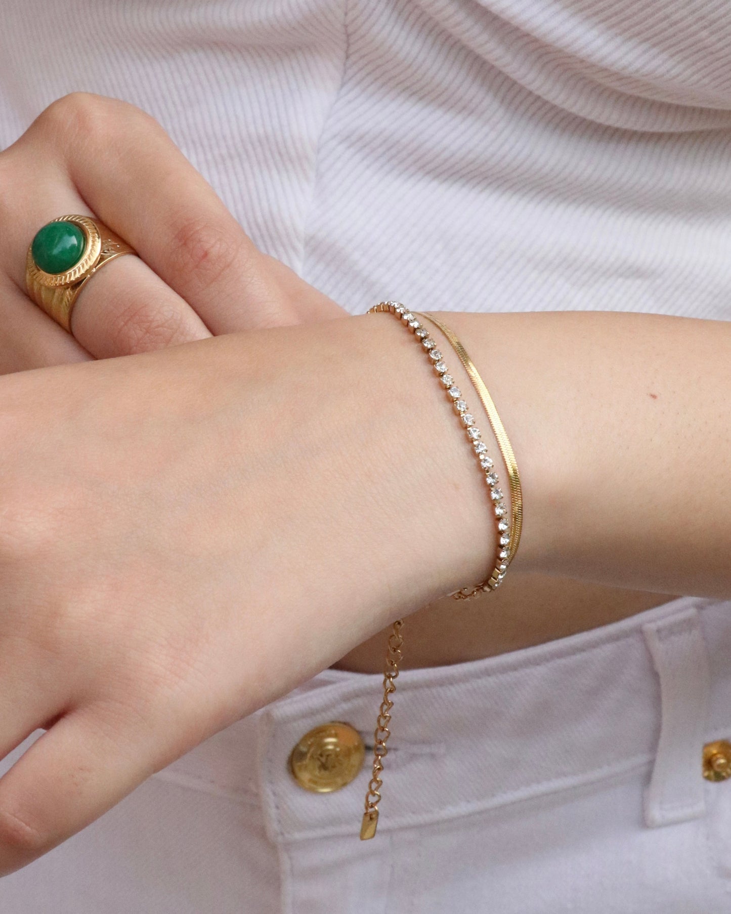 Layered Lush Bracelet