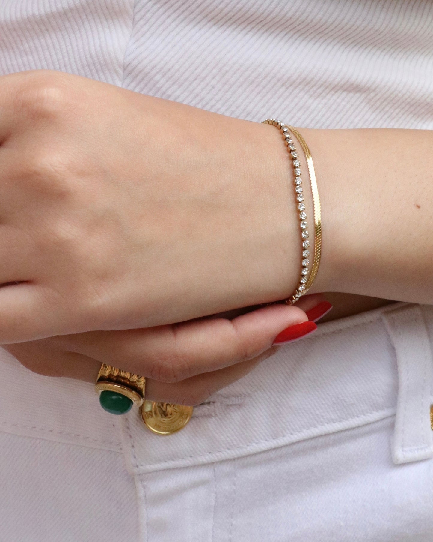 Layered Lush Bracelet