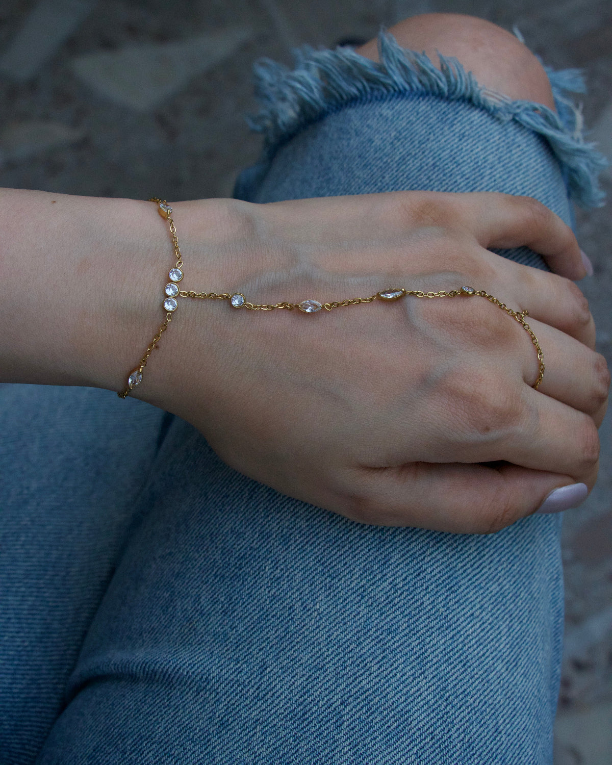 Celeste Hand Chain Bracelet