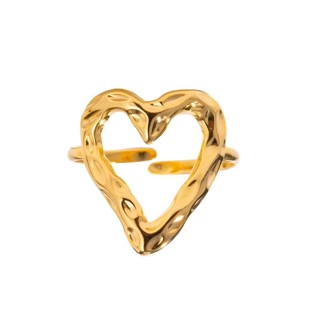 Heart Of Gold Ring – moon soul - Main Image