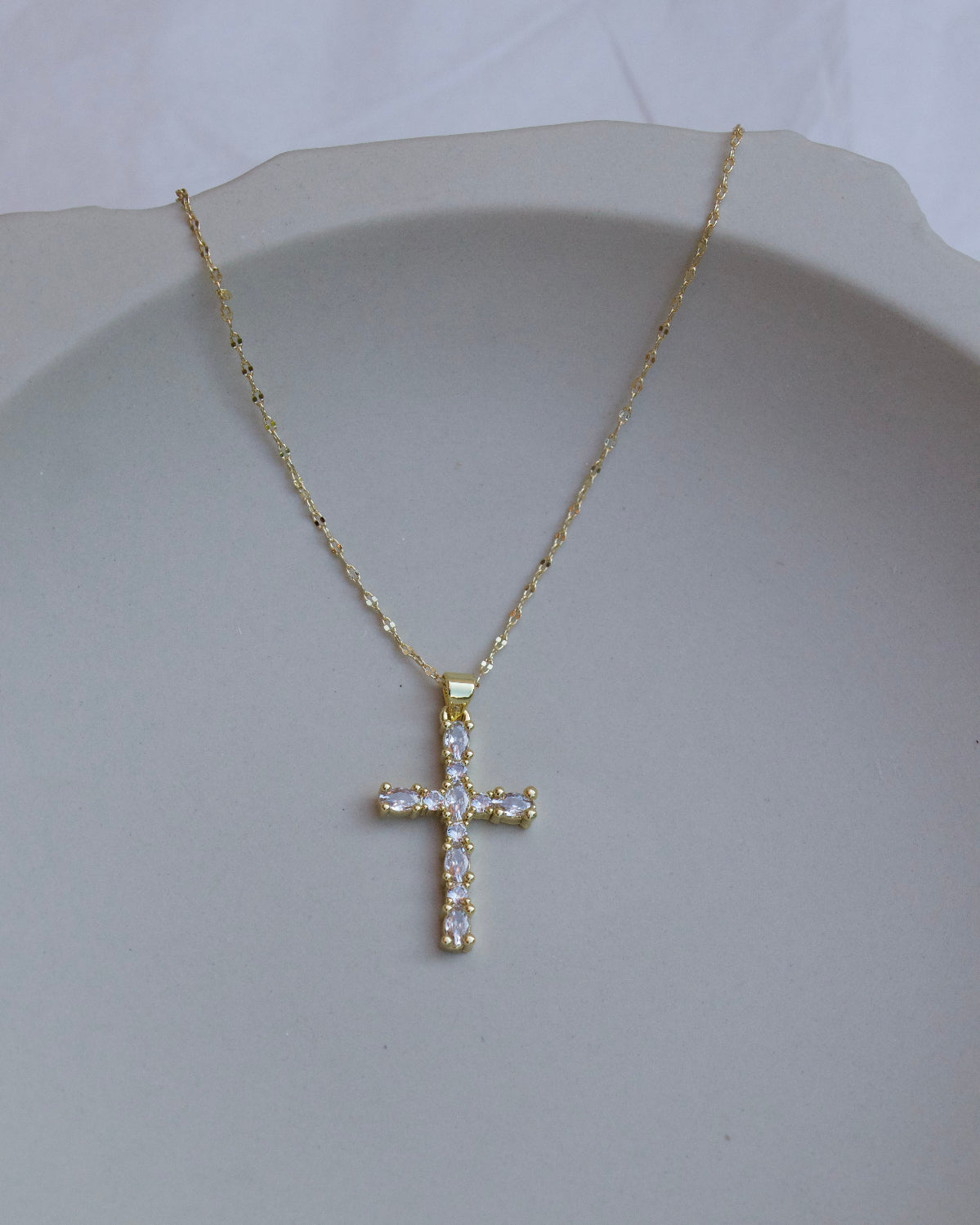Heaven's Light Cross Necklace