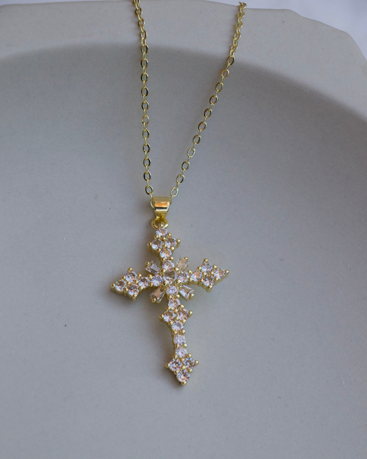 Rosalie Cross Necklace
