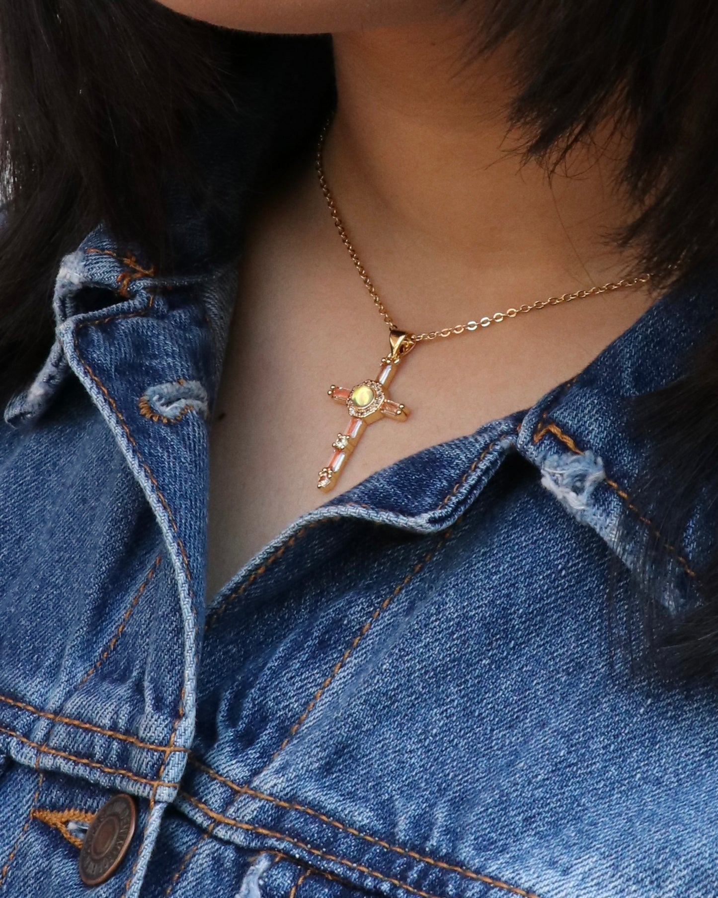 Divine Cross Necklace