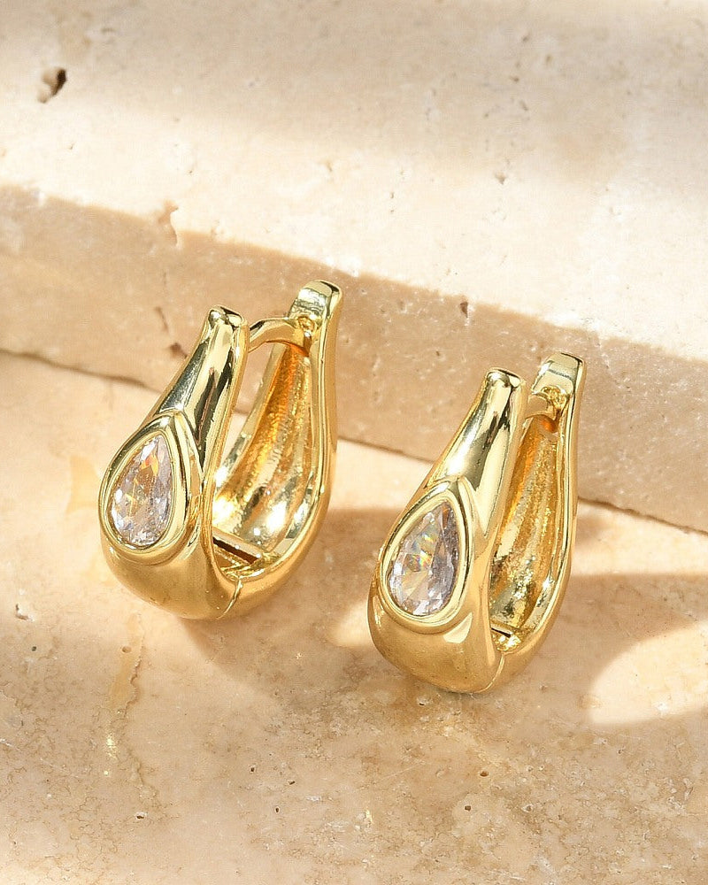 Tiny Tulip Hoops
