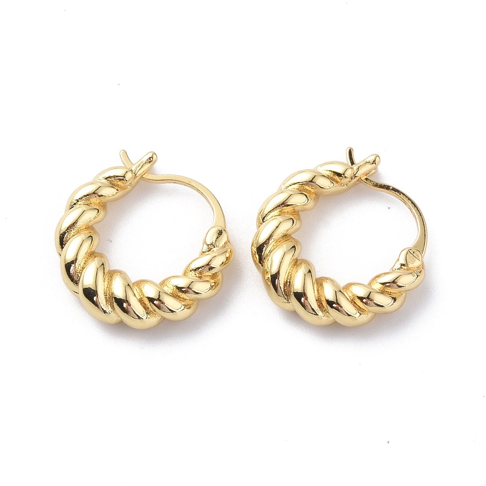 Tiny Twist Hoops