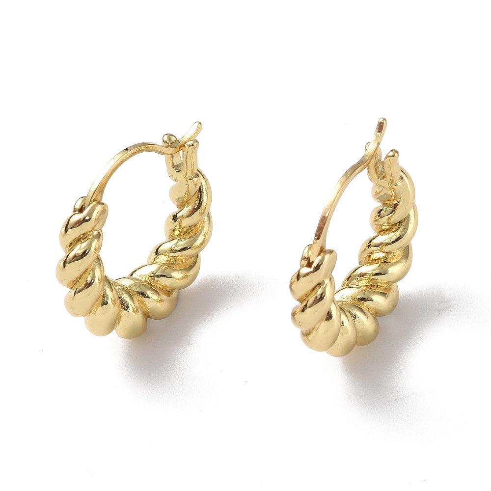 Tiny Twist Hoops