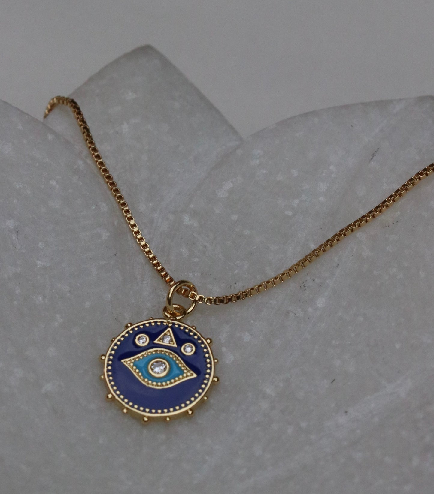 Symbolic Evil Eye Necklace