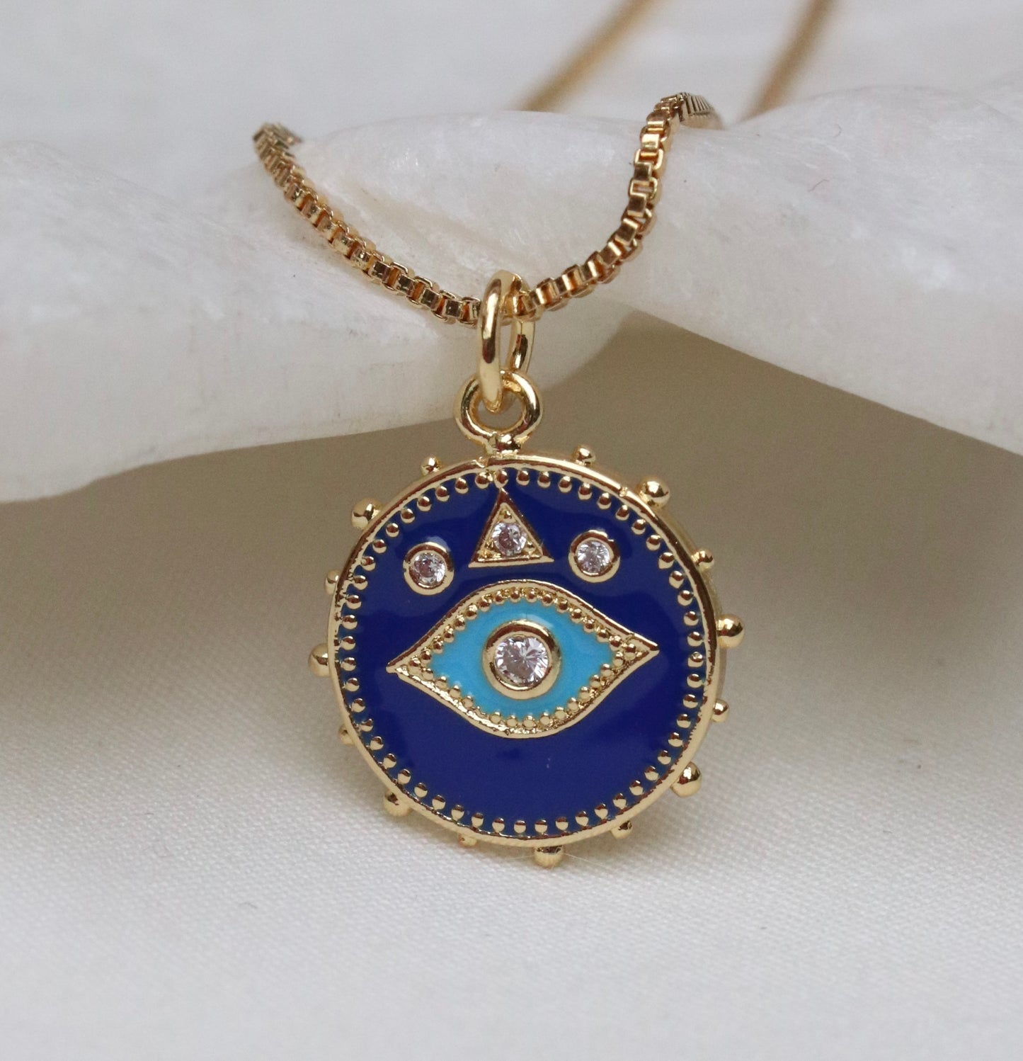 Symbolic Evil Eye Necklace