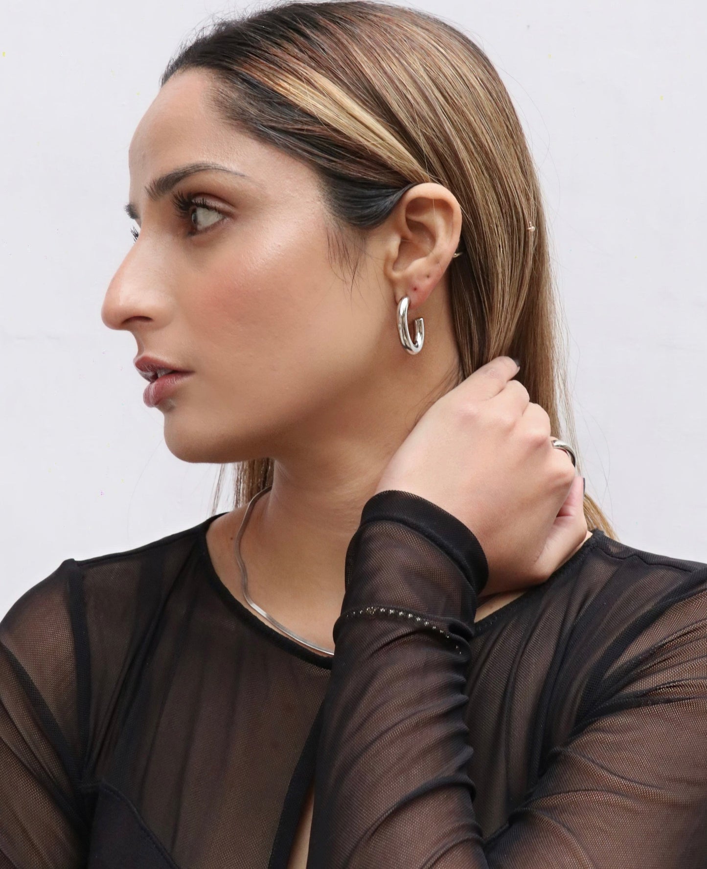 Open Oval Earrings