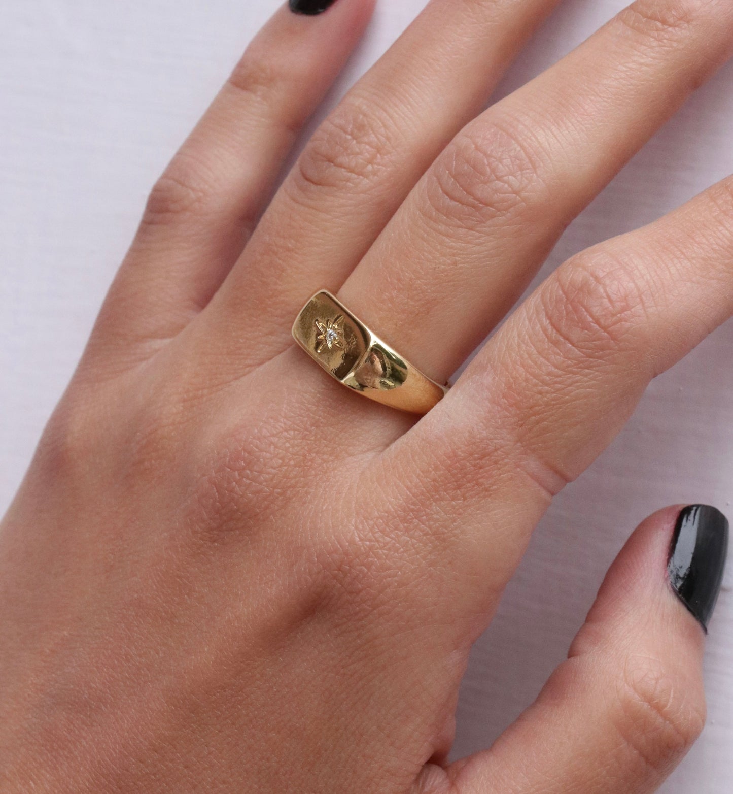 Star Signet Ring