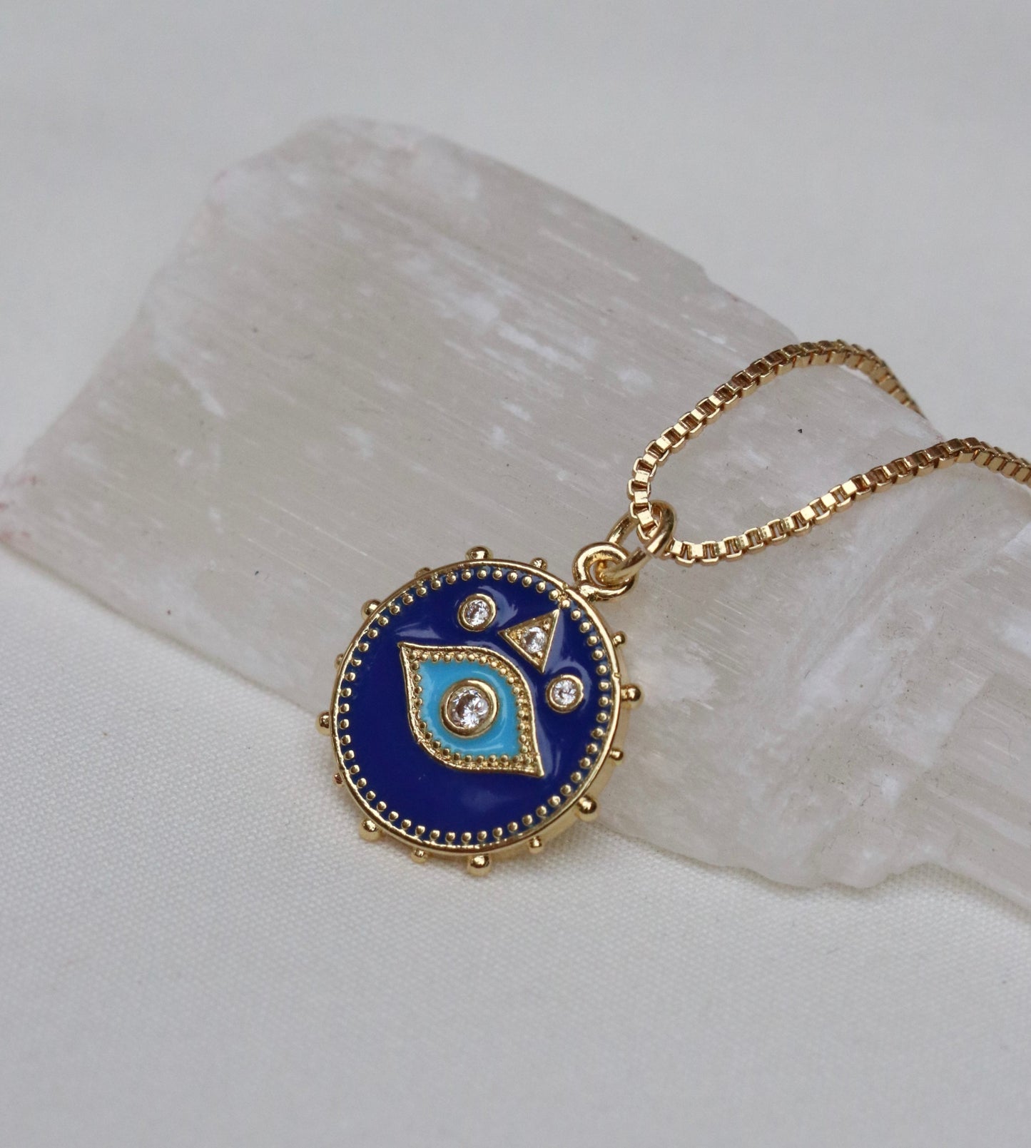 Symbolic Evil Eye Necklace