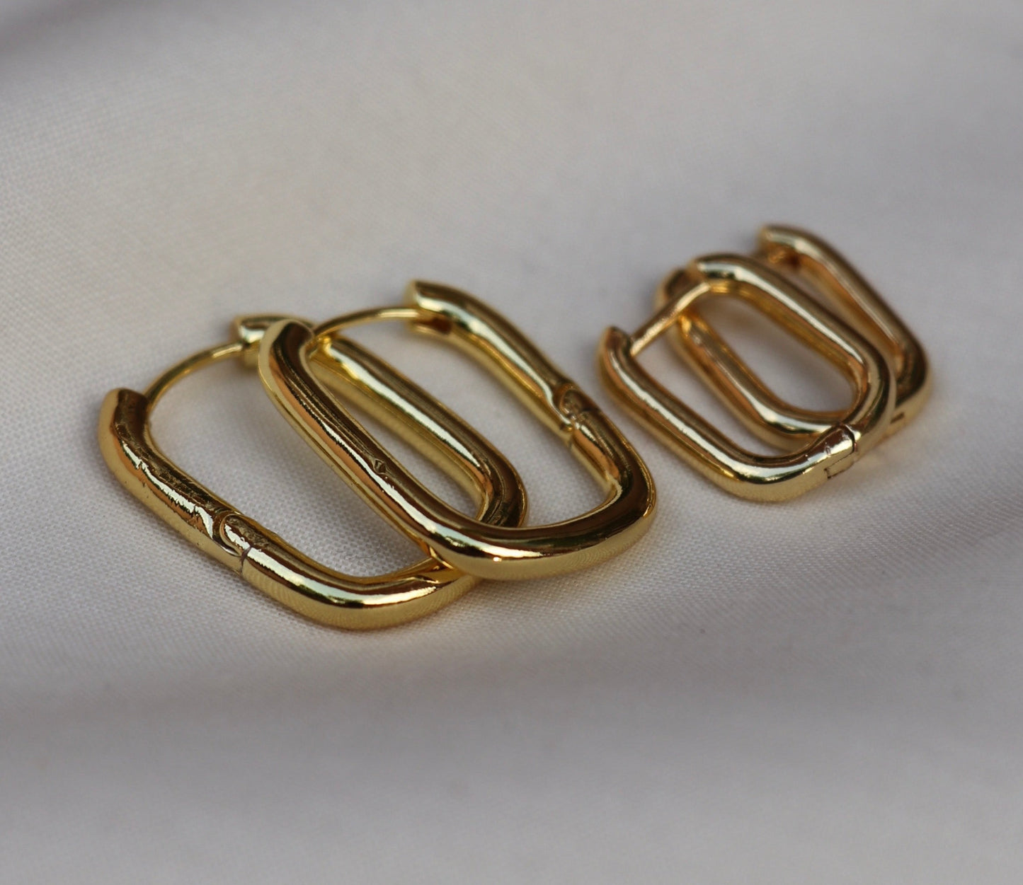 U-Shaped Hoop Earrings