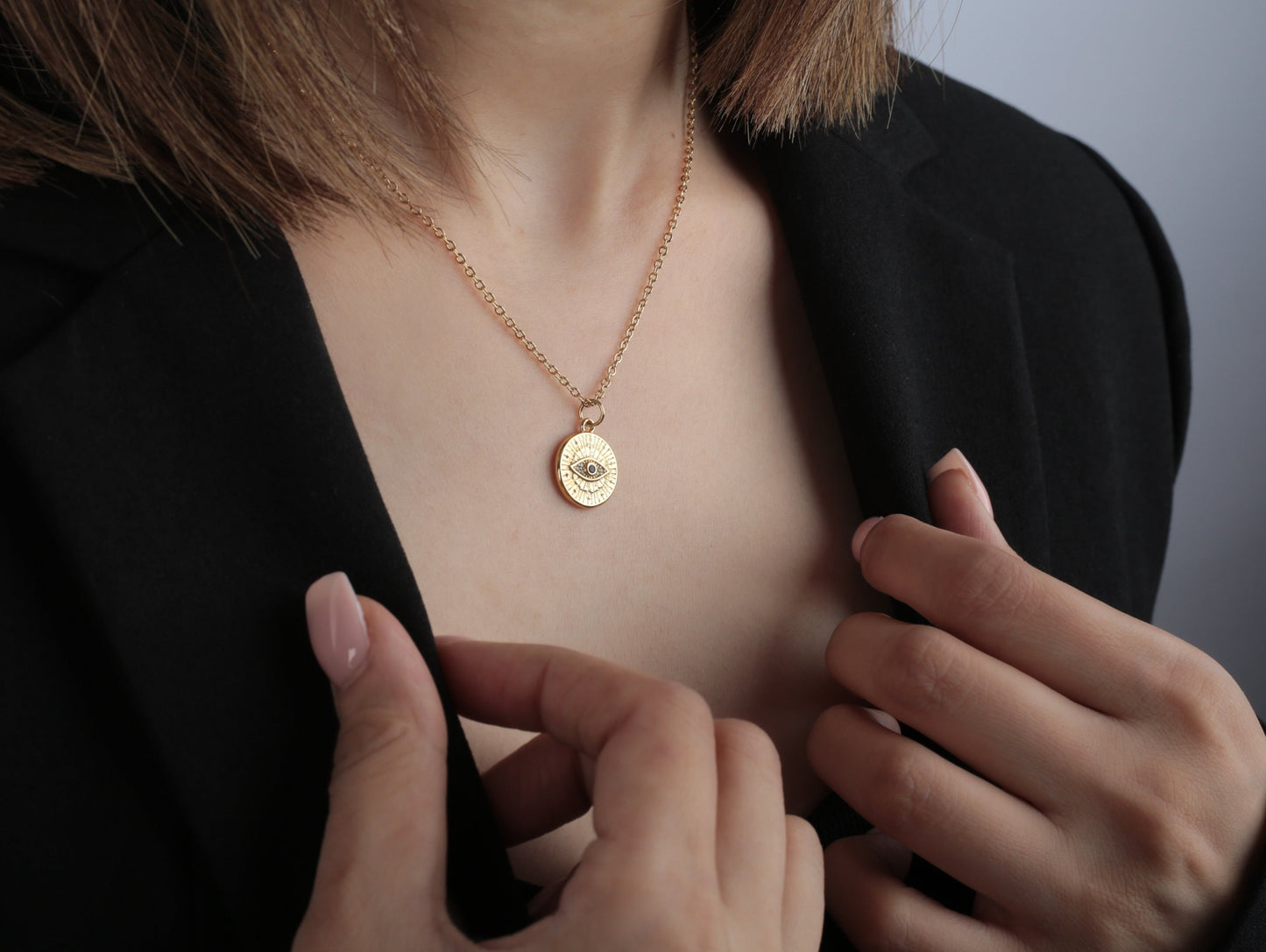 Ojitos Evil Eye Necklace