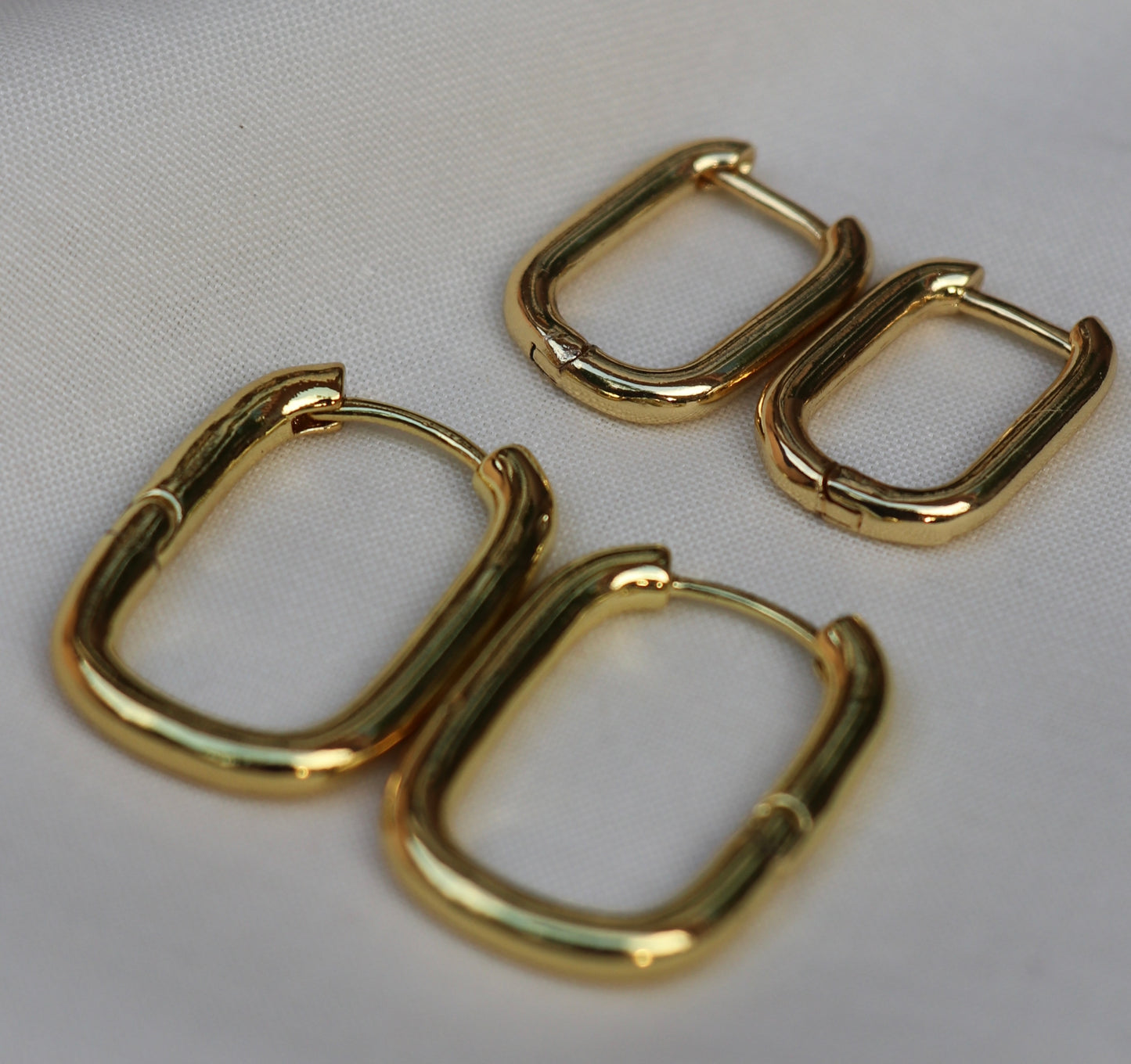 U-Shaped Hoop Earrings