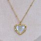 Cosmic Heart Shell Necklace