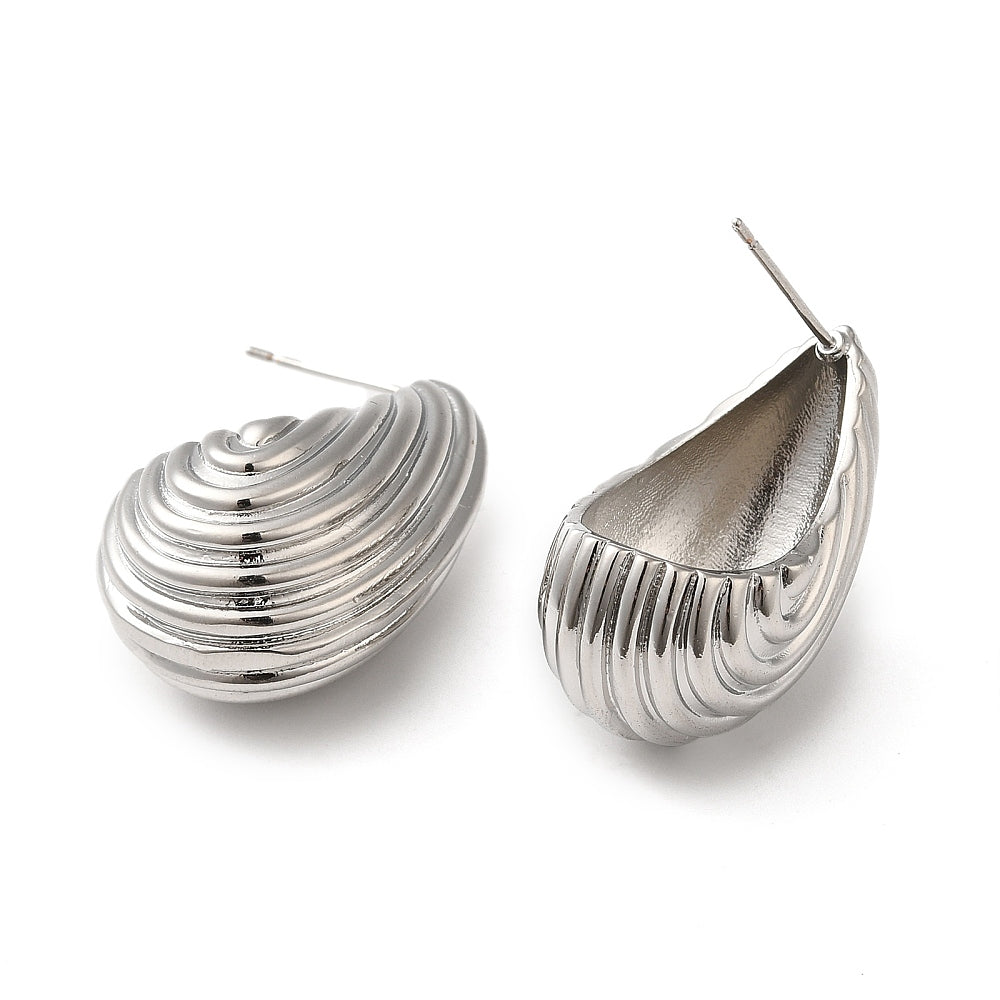 Striped Waterdrop Earrings