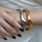 Sculpted Wave Bangle
