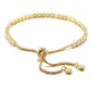 Dainty Tennis Slider Bracelet