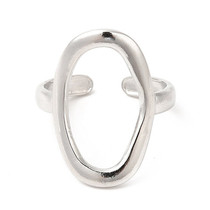 Hollow Oval Ring