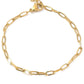 Dainty Paperclip Bracelet